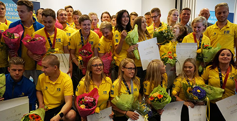 Yrkeslandslaget tog medaljer och andra topplaceringar