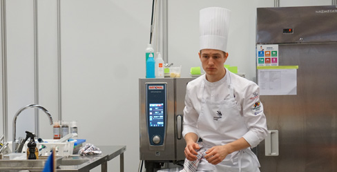 Väl förberedd kock siktar på medalj i Euroskills